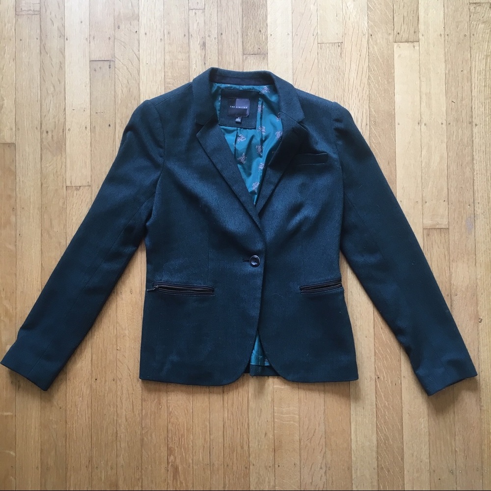 Forest Green Blazer (The Limited)